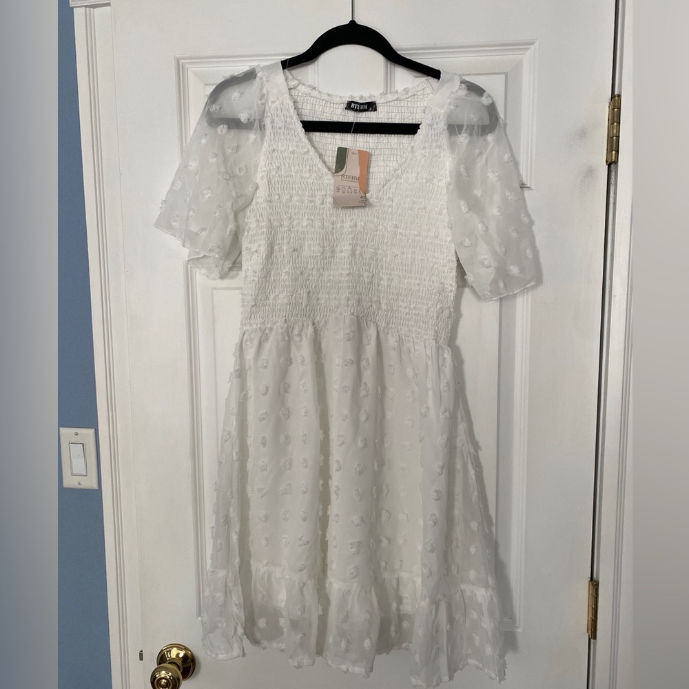 White dress